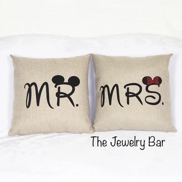 Other Set Disney Mickey Minnie Mouse Mr Mrs Pillowcase Poshmark